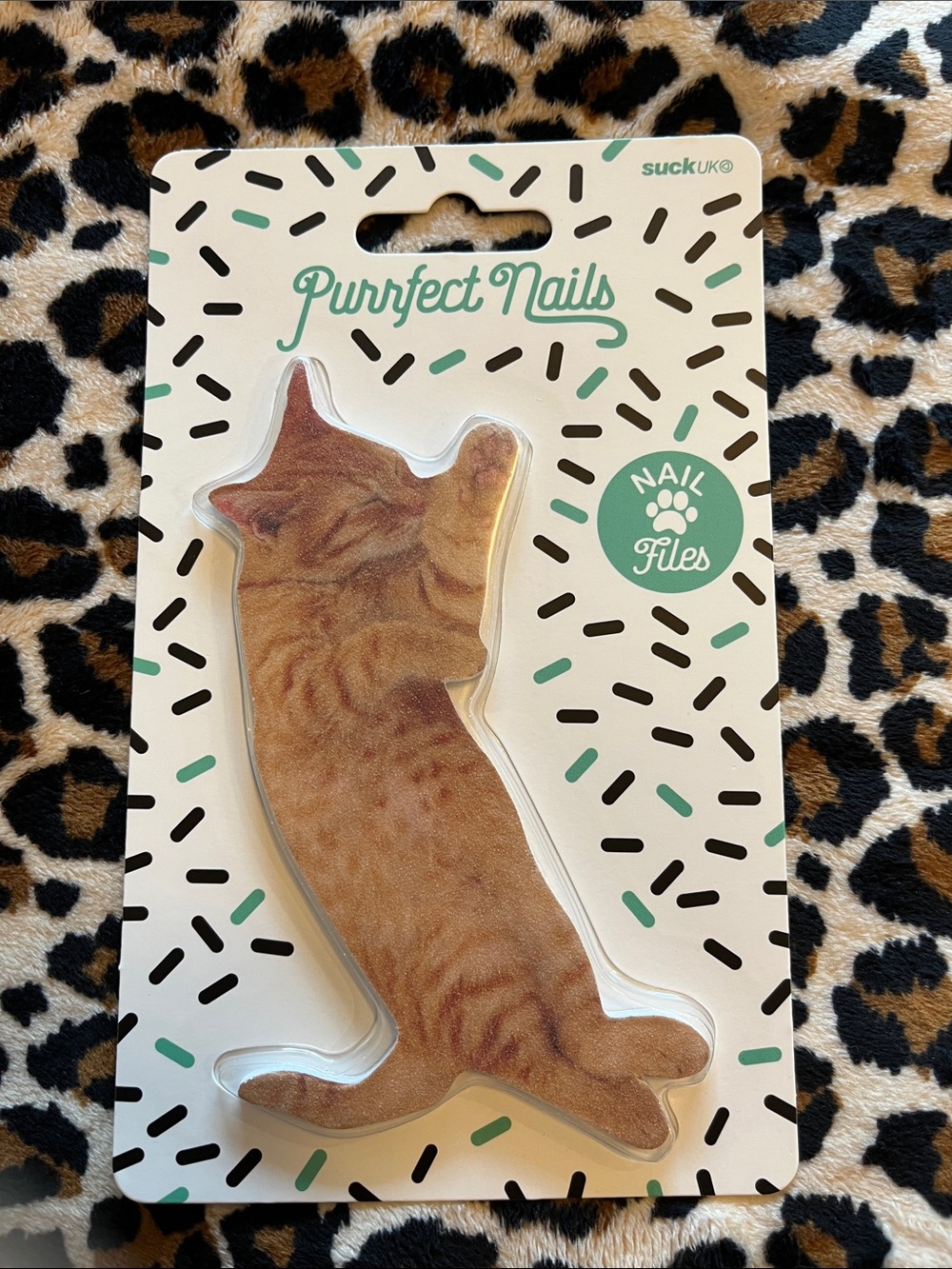 Cat Nail Files Set of 3- Assorted Brown/Orange Kitten Designs - Picture 2 of 6